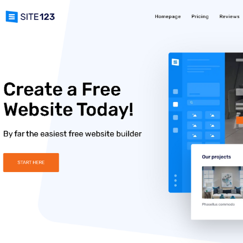 SITE123 CANVA